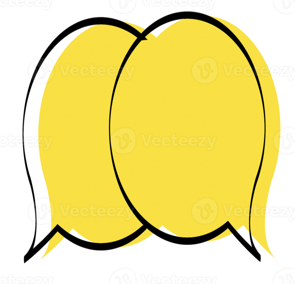 a speech bubble used to draw cartoons png