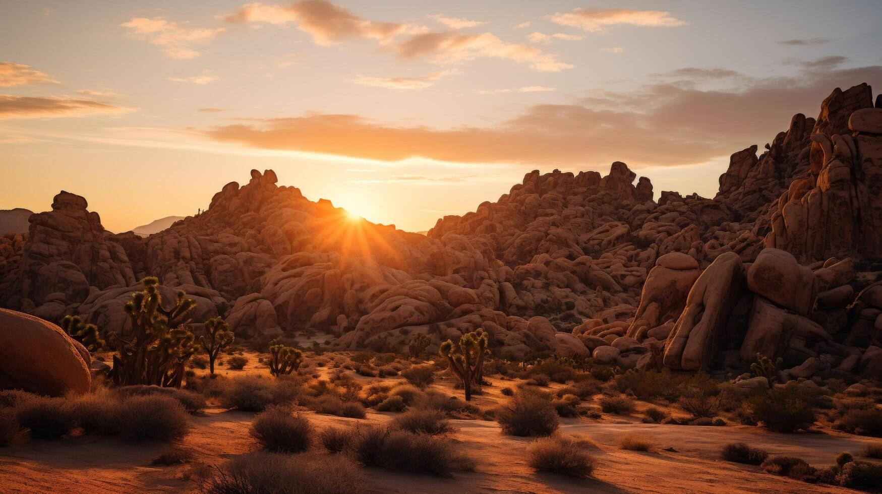 AI generated Canyon scenery at national park a natural wonder photo