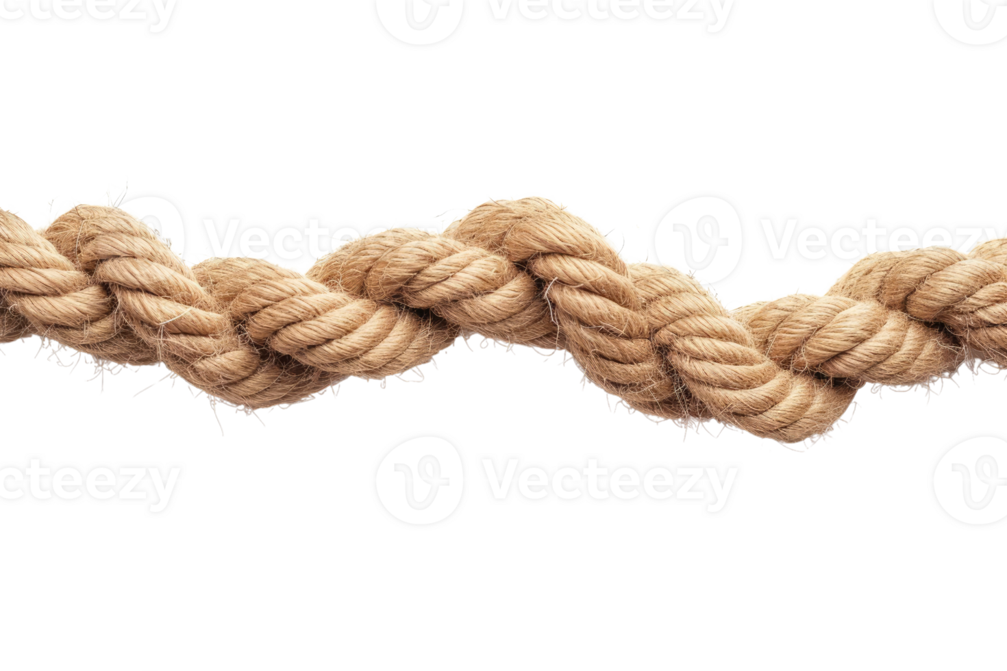 AI generated Rope knot isolated on transparent background png