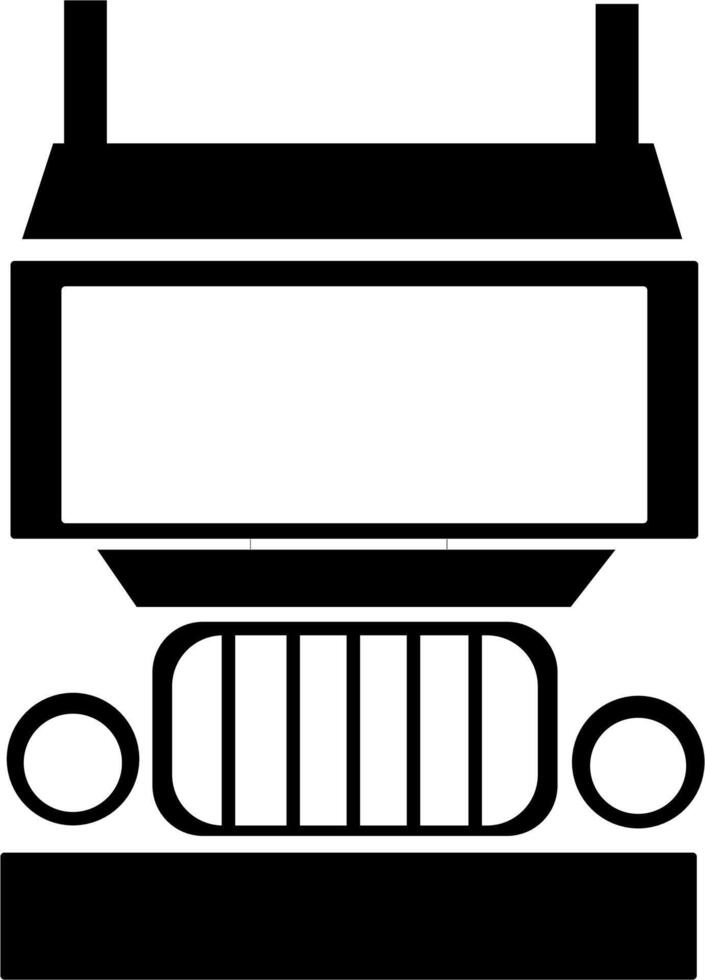 Truck Solid Logo vector