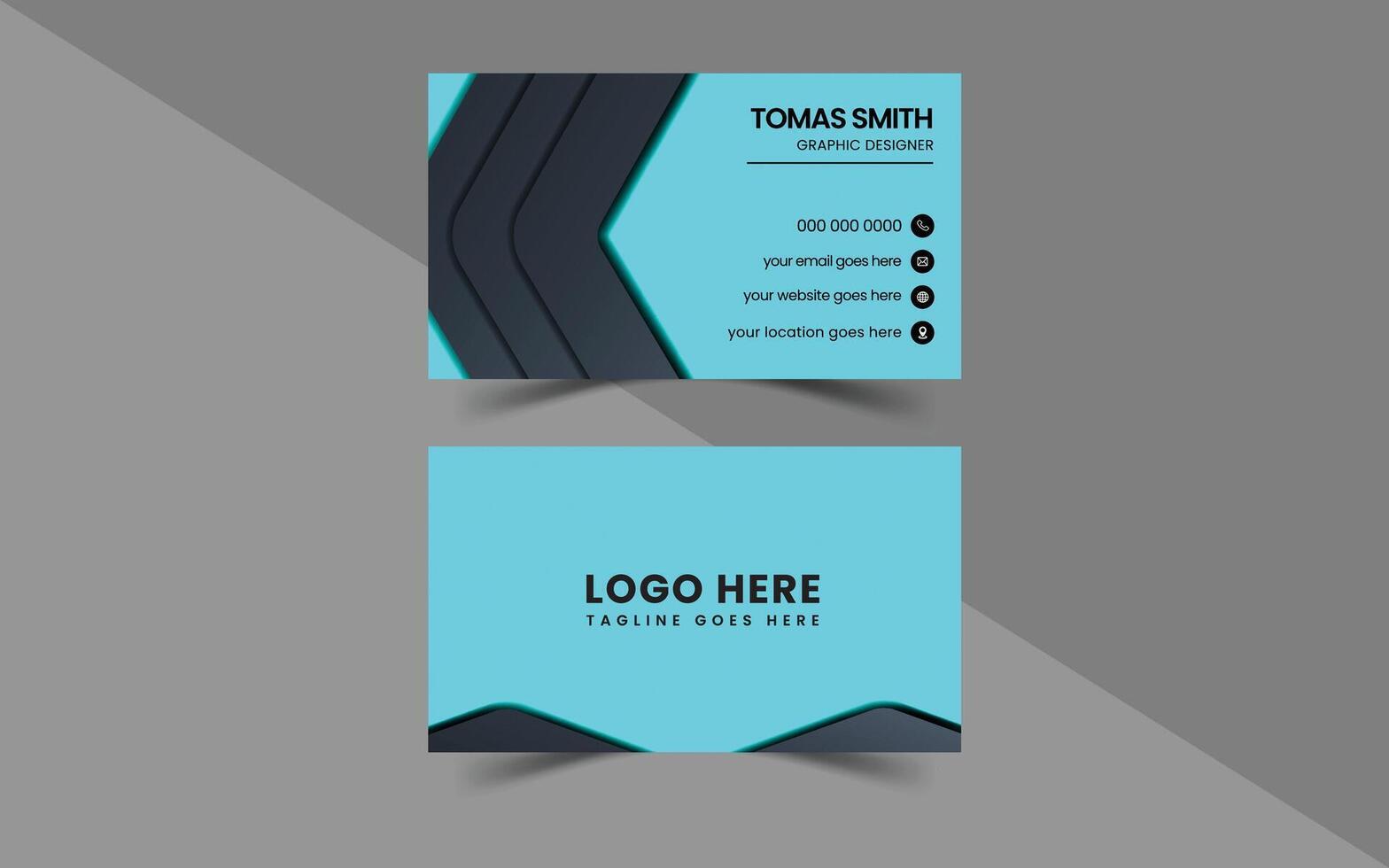 Business Card Design Template vector