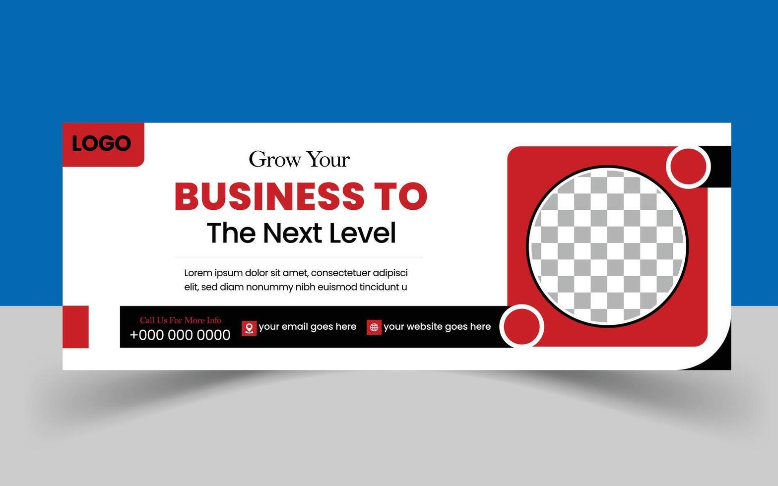 social media post design template vector
