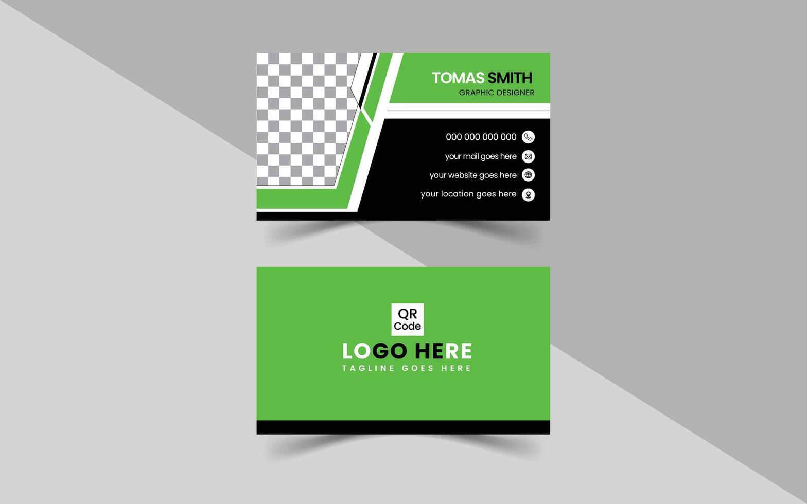 Business Card Design Template vector