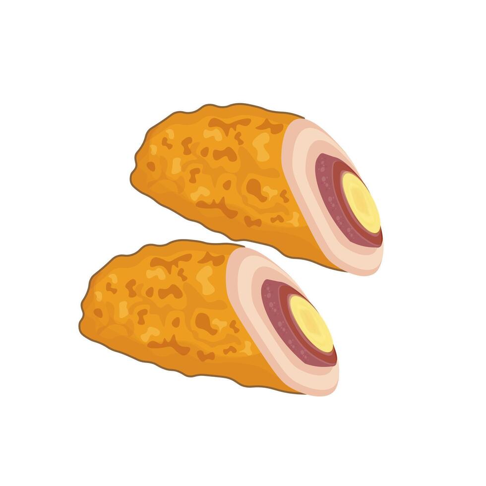 Vector illustration logo A Slice of Cordon Bleu
