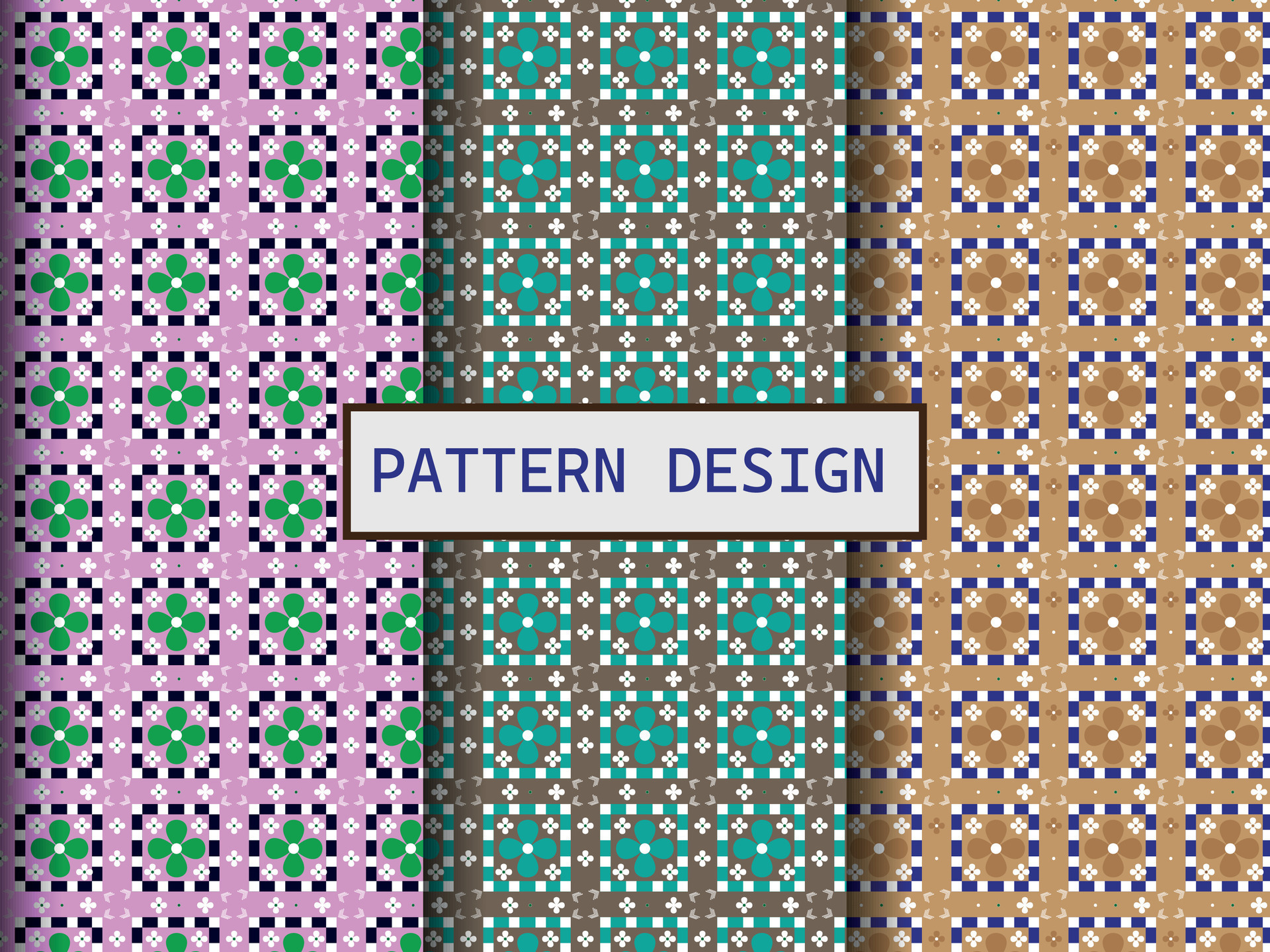 Vector set of design elements, Pattern design 41333610 Vector Art at ...