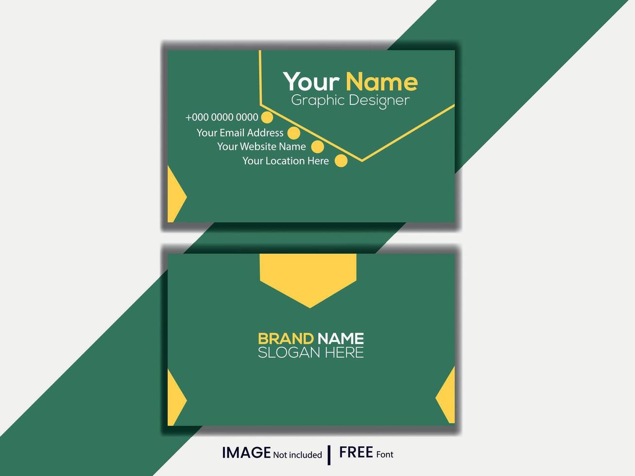 Vector Modern Creative and Clean Business Card Template