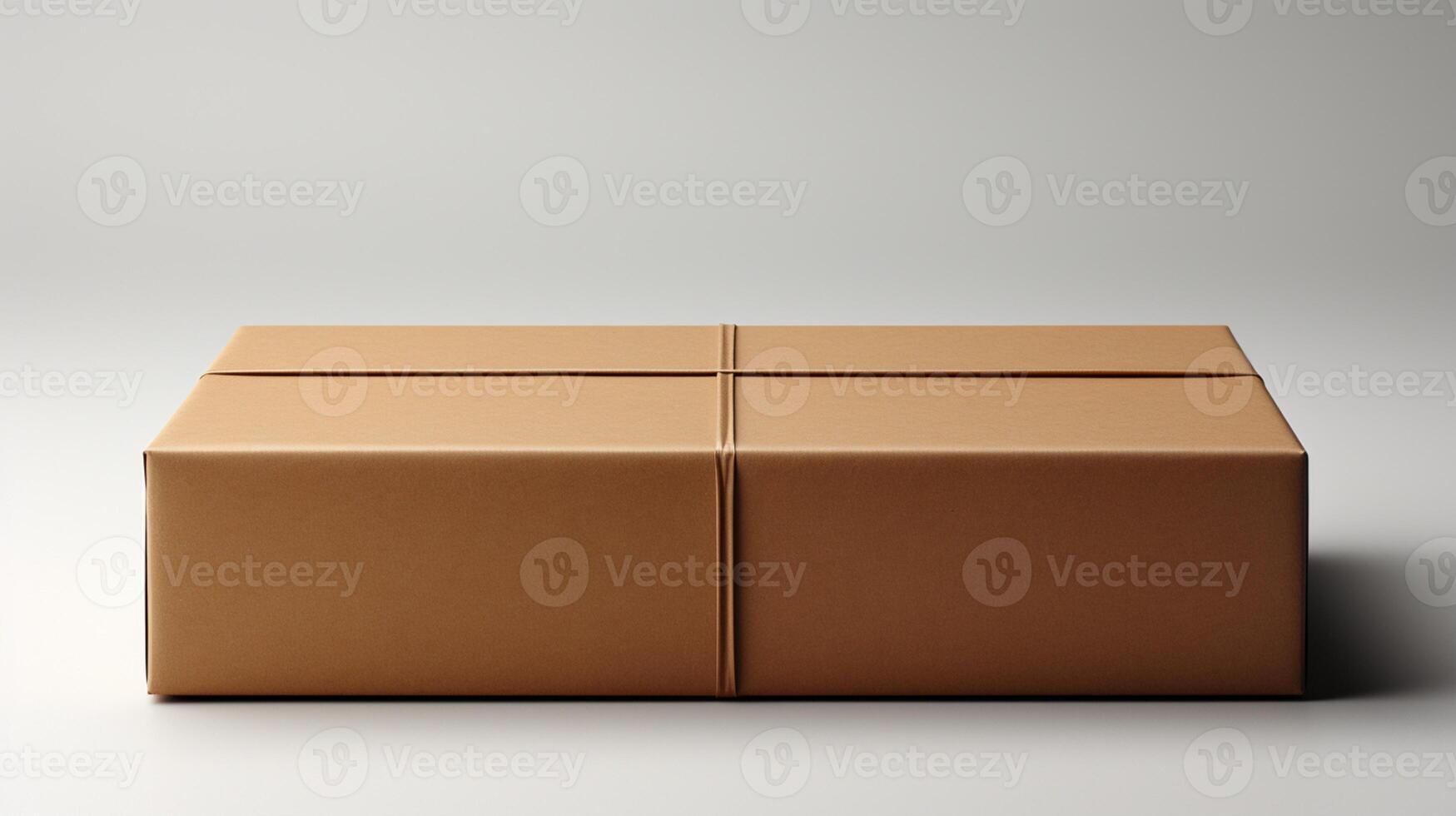 AI generated Chocolate package box delivery carton photo