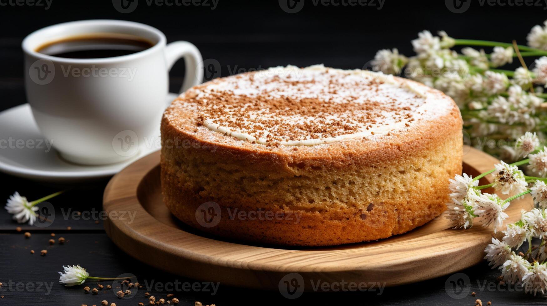 ai generado café taza bebida cafeína frijol aromático para desayuno foto