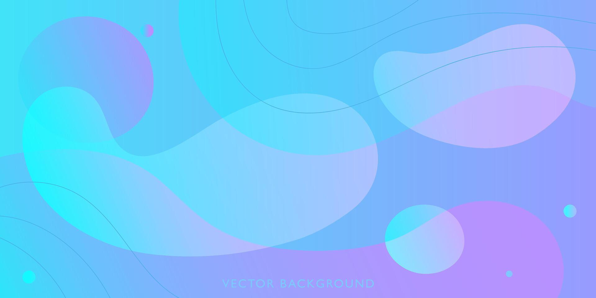 Blue and Pink Abstract Background With Circles vector