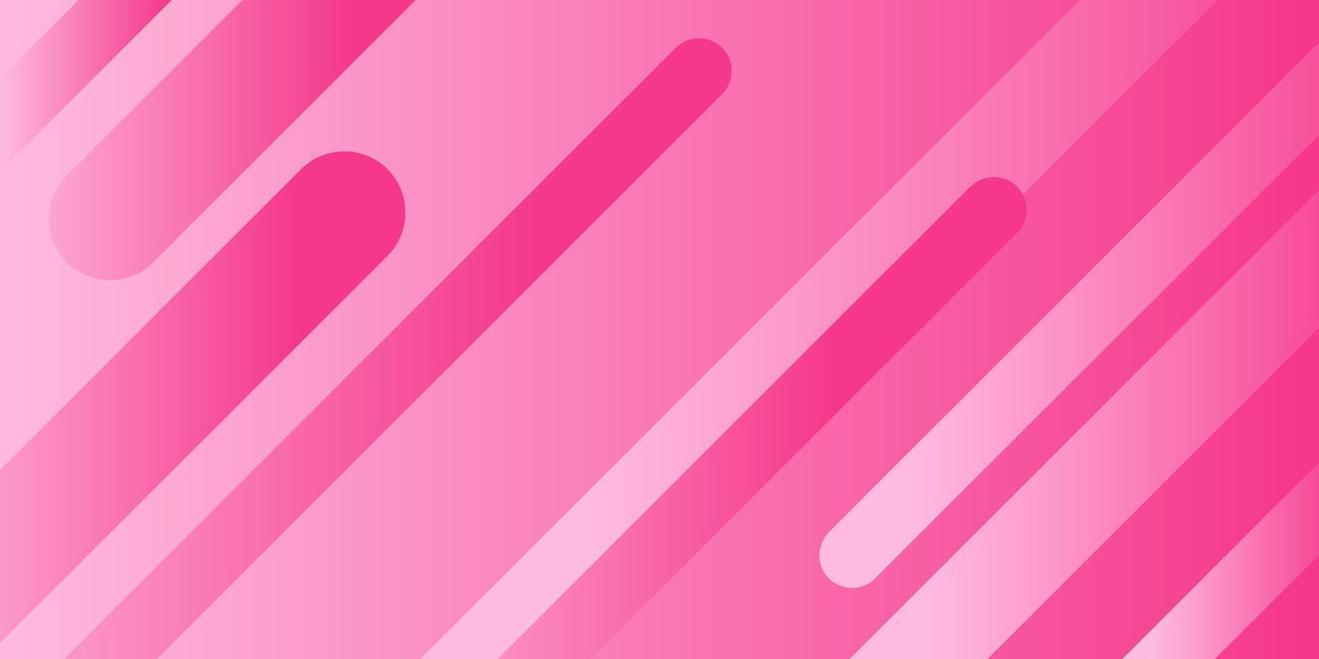 Pink Abstract Background With Circles and Lines vector