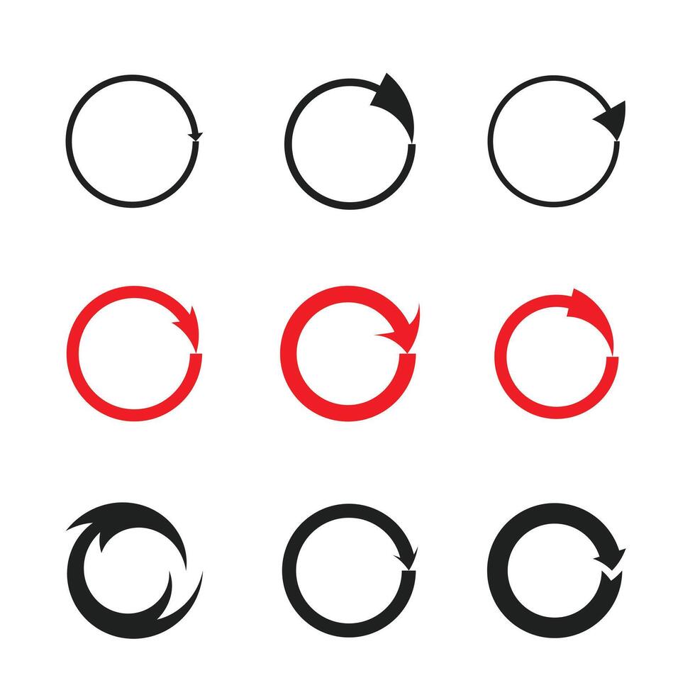 Set of grunge brush element design, circle logo design vector