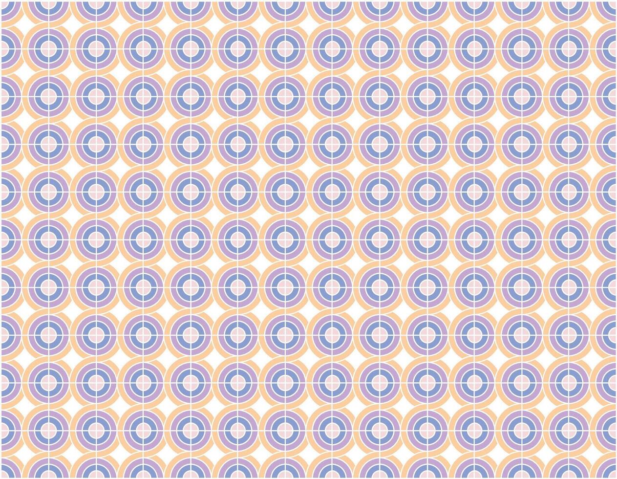 circular decoration pattern in pastel colors vector