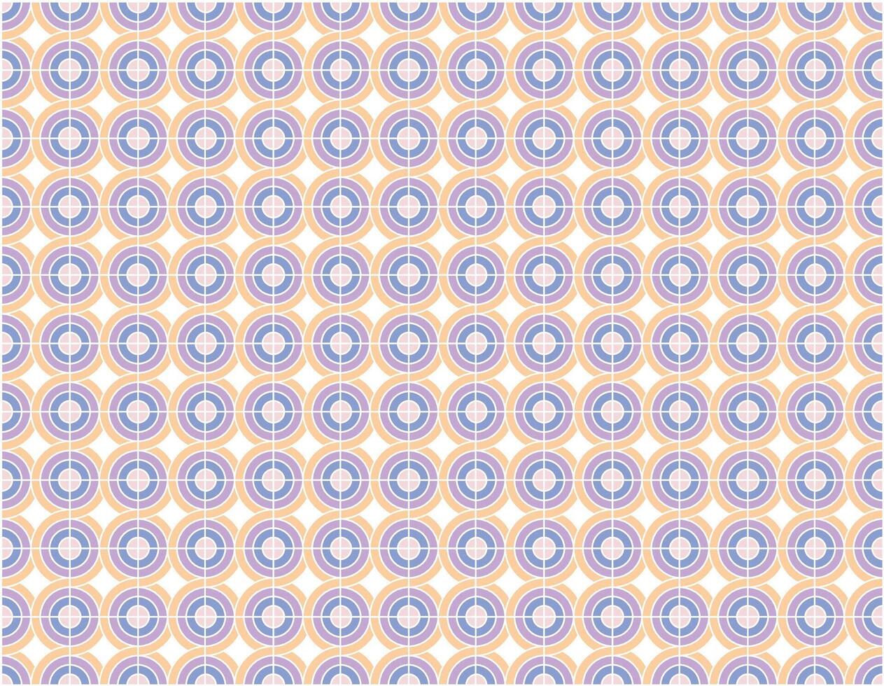 circular decoration pattern in pastel colors vector