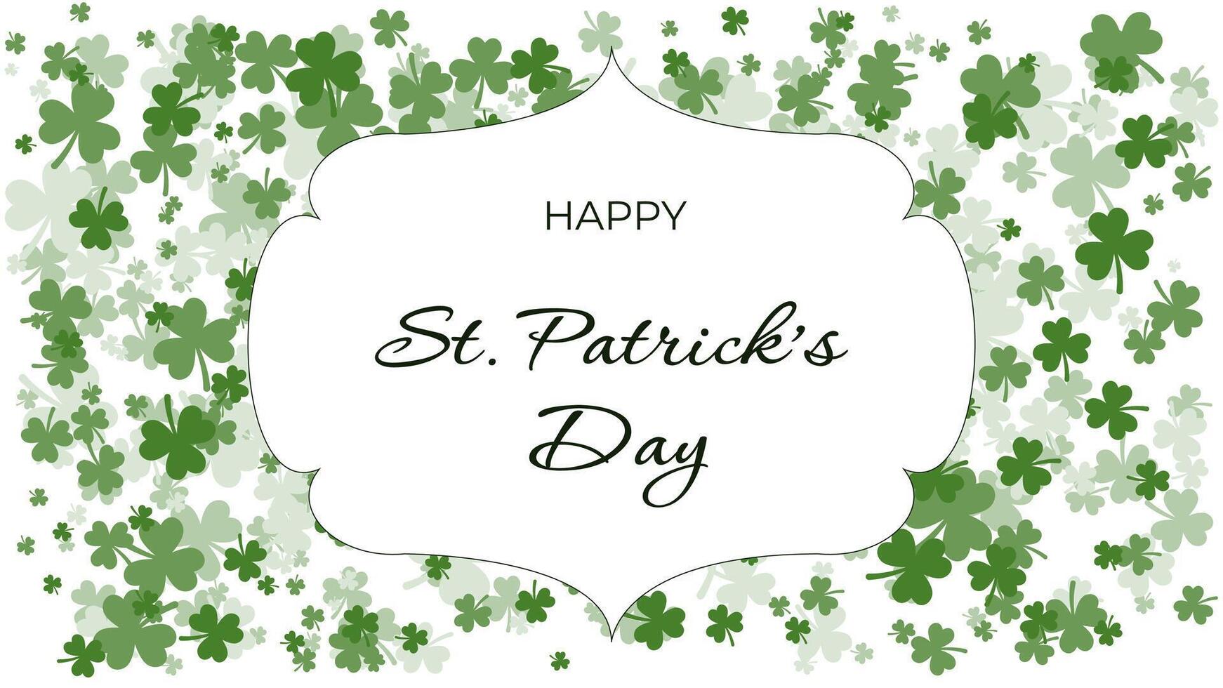 Patrick day background vector