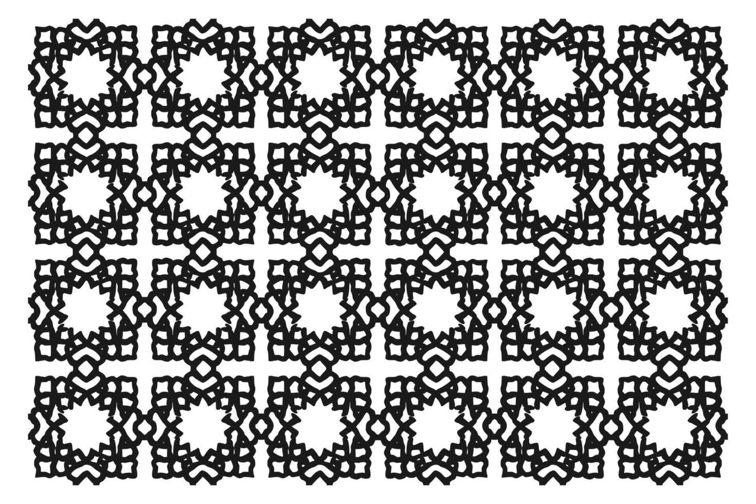 Islamic Geometric Pattern. Abstract mandala. Ethnic decorative element. Islam, Arabic, Indian, and Ottoman motifs vector