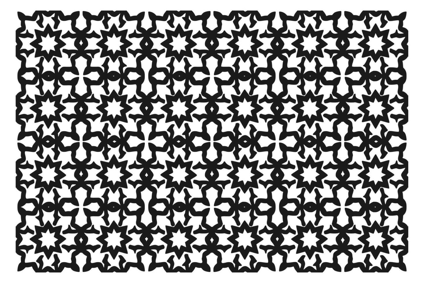 Islamic Geometric Pattern. Abstract mandala. Ethnic decorative element. Islam, Arabic, Indian, and Ottoman motifs vector