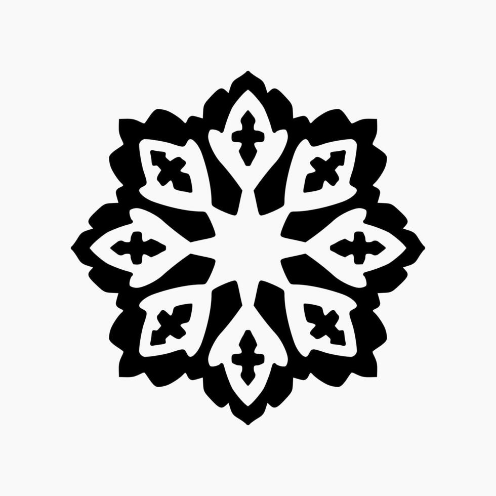 Islamic Geometric. Abstract mandala. Ethnic decorative element. Islam, Arabic, Indian, and Ottoman motifs vector