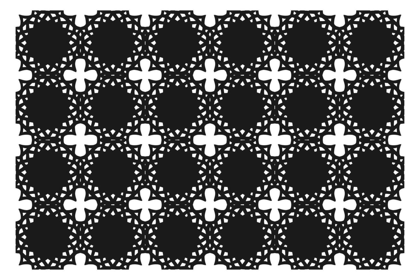 Islamic Geometric Pattern. Abstract mandala. Ethnic decorative element. Islam, Arabic, Indian, and Ottoman motifs vector