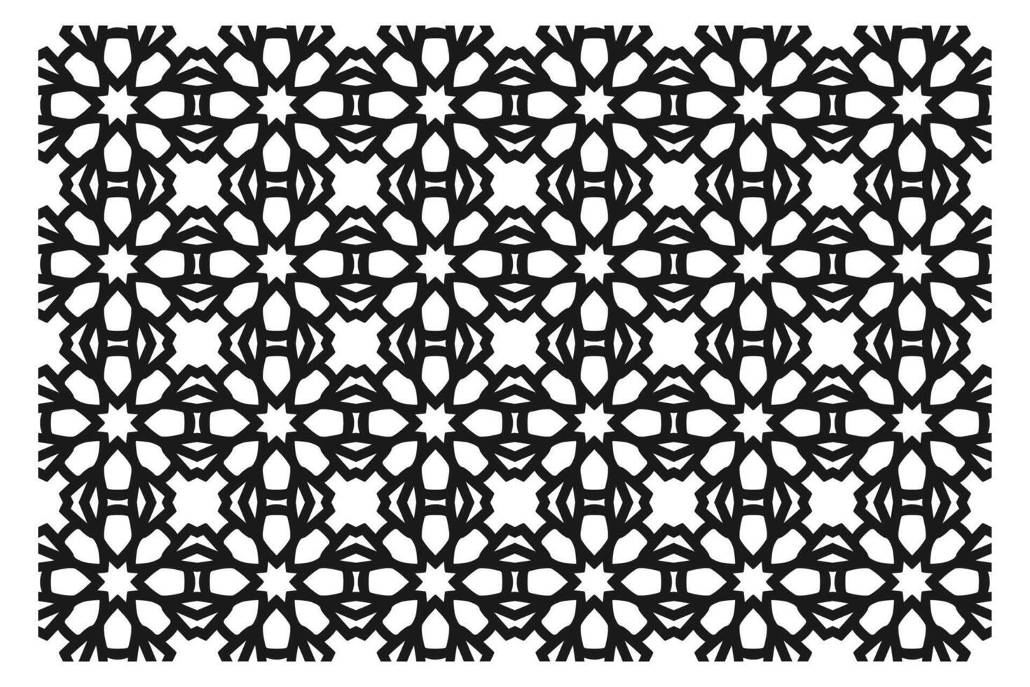 Islamic Geometric Pattern. Abstract mandala. Ethnic decorative element. Islam, Arabic, Indian, and Ottoman motifs vector