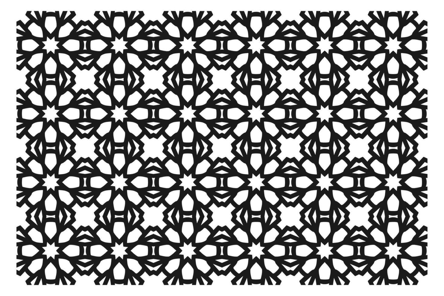 Islamic Geometric Pattern. Abstract mandala. Ethnic decorative element. Islam, Arabic, Indian, and Ottoman motifs vector