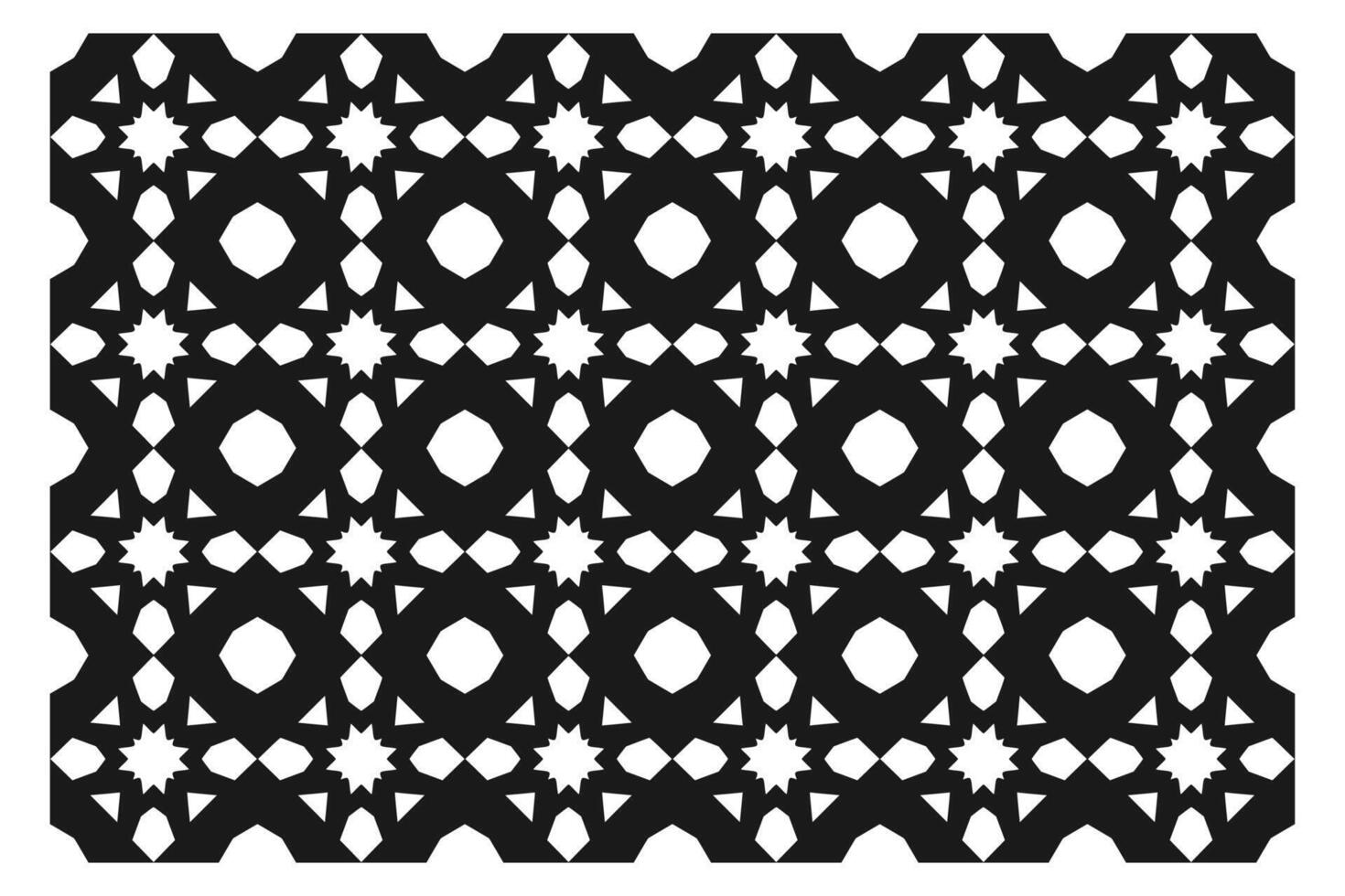 Islamic Geometric Pattern. Abstract mandala. Ethnic decorative element. Islam, Arabic, Indian, and Ottoman motifs vector