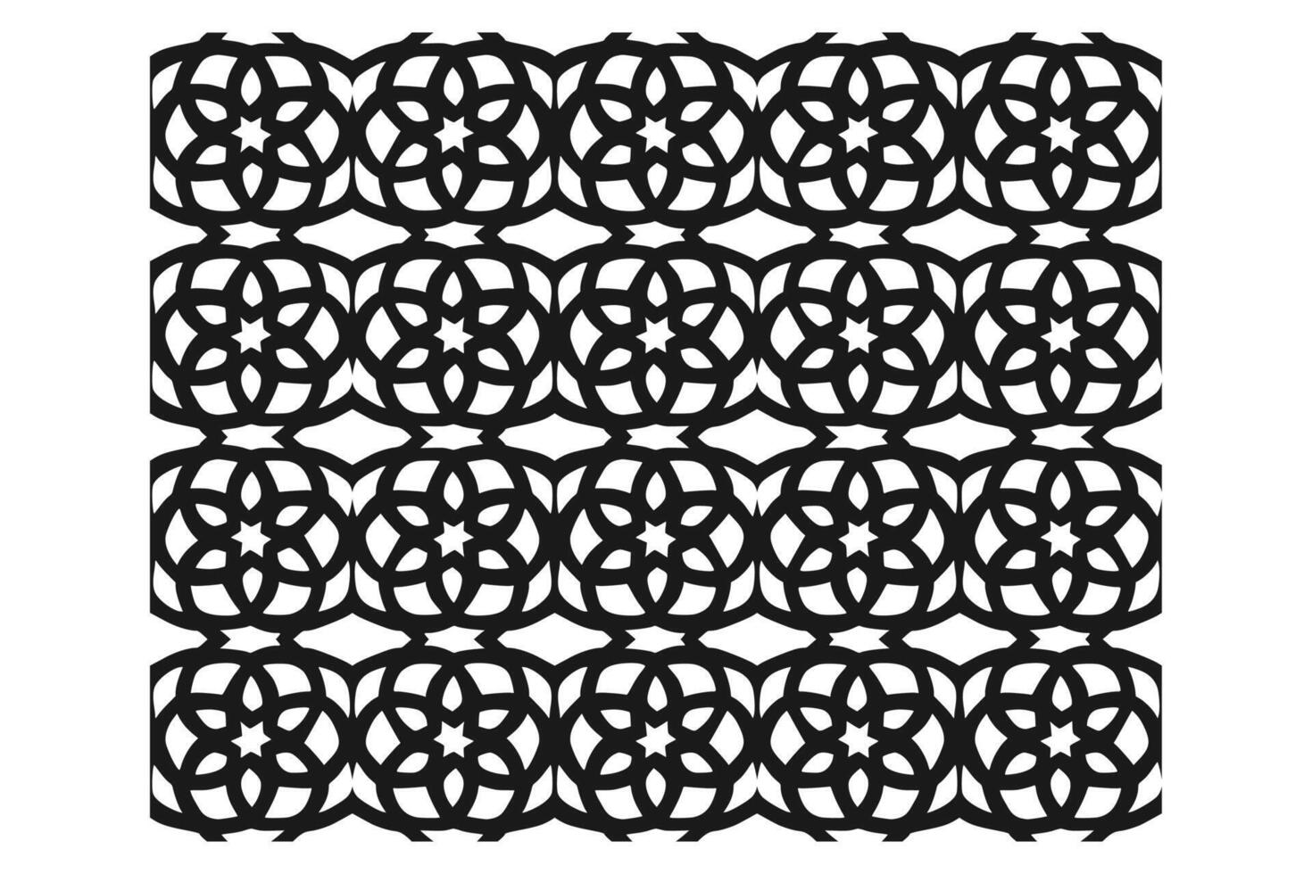 islámico geométrico modelo. resumen mándala étnico decorativo elemento. islam, Arábica, indio, y otomano motivos vector