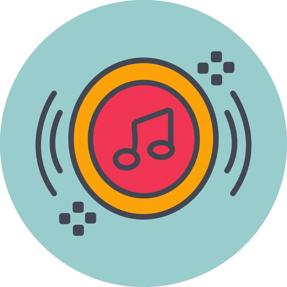 icono de vector de musica