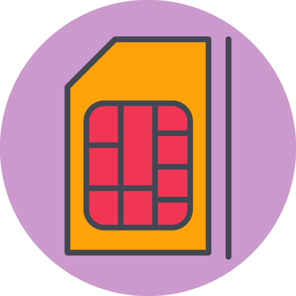 SIM Card Vector Icon