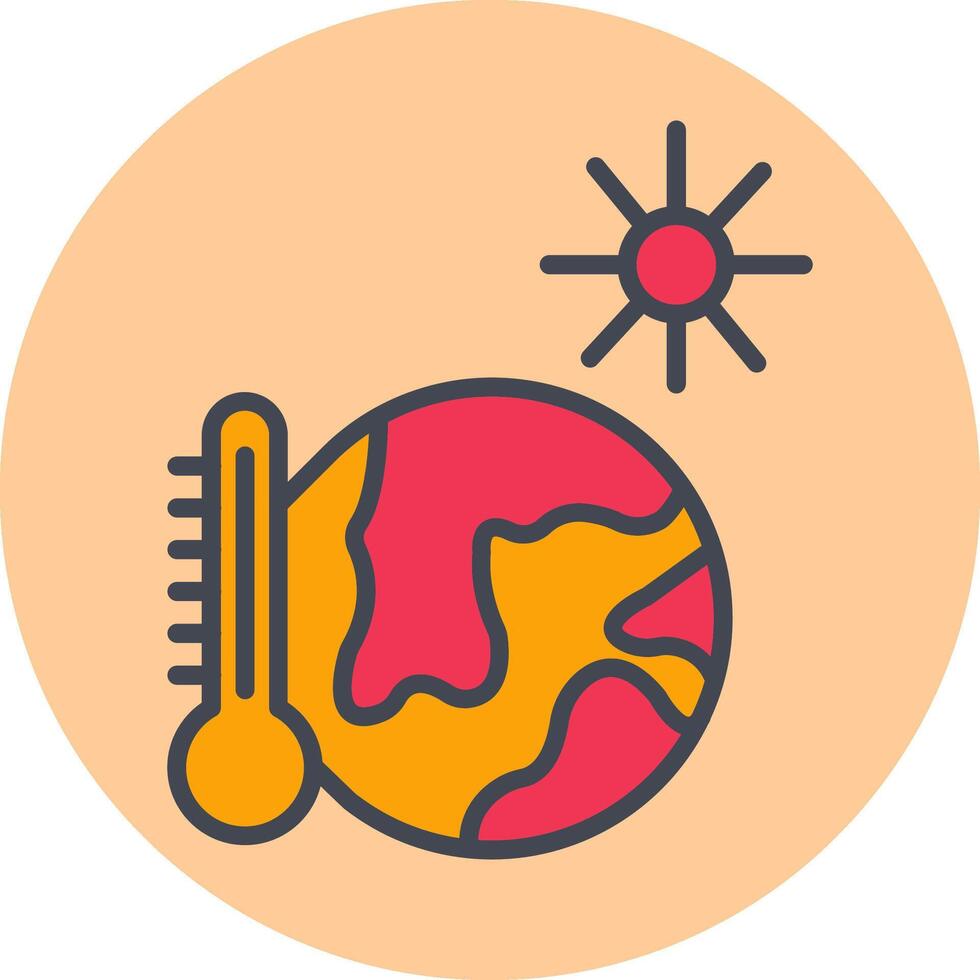 icono de vector de temperatura