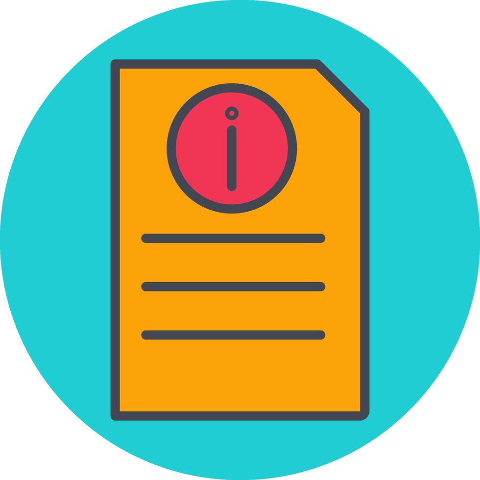 Information Document Vector Icon
