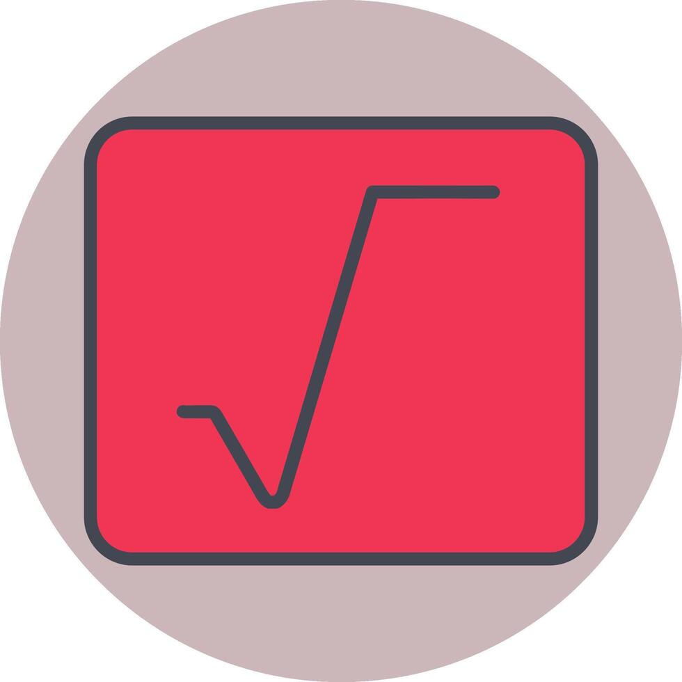 Square Root Vector Icon