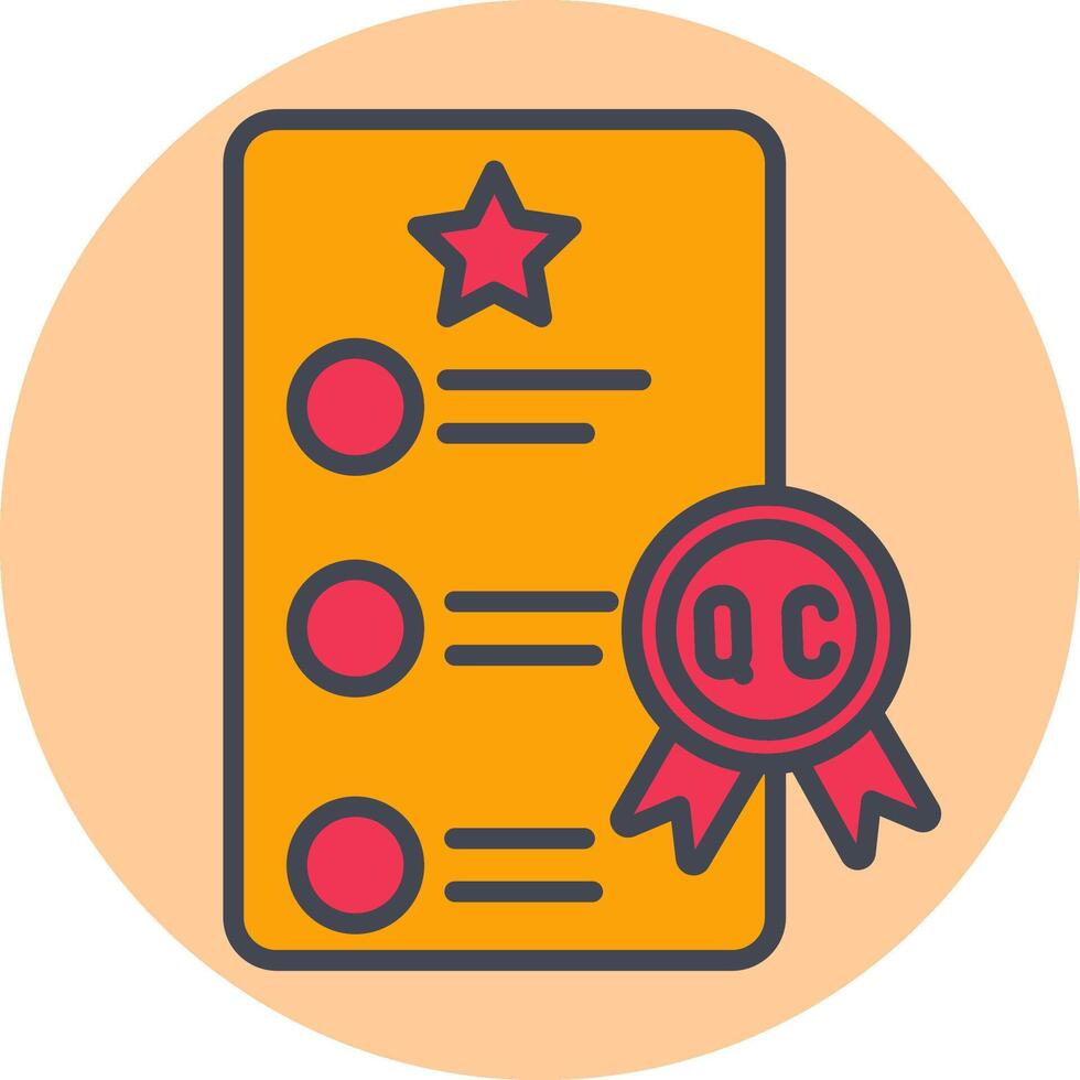 Quality Control Vector Icon