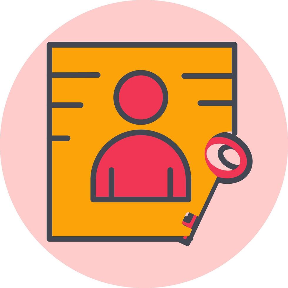 Business Key Vector Icon