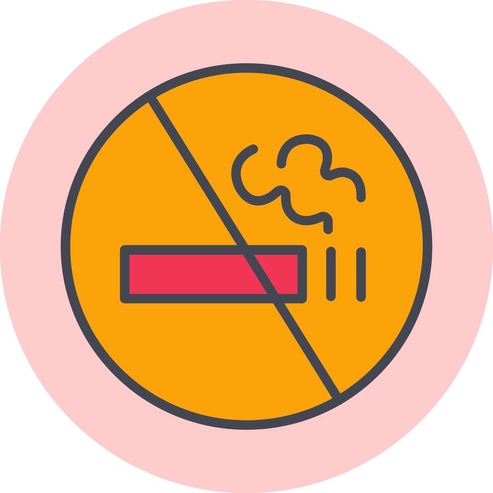 No Smoking Sign Vector Icon