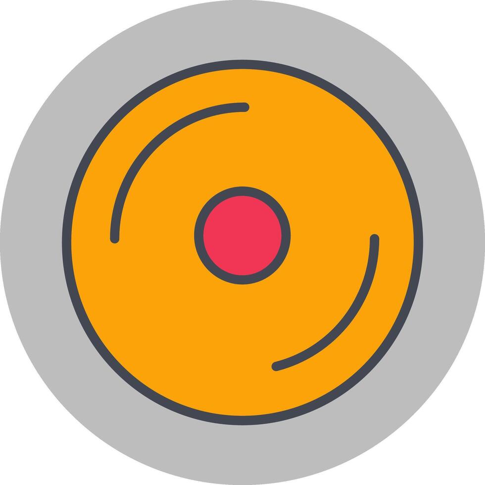 icono de vector de disco compacto