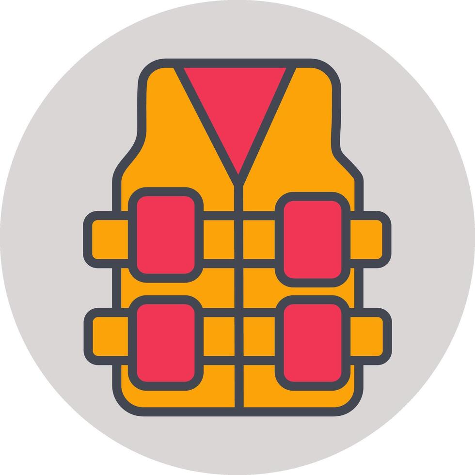 Bullet Proof Vest Vector Icon