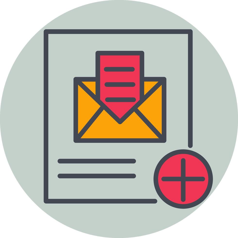 Add Mail Vector Icon