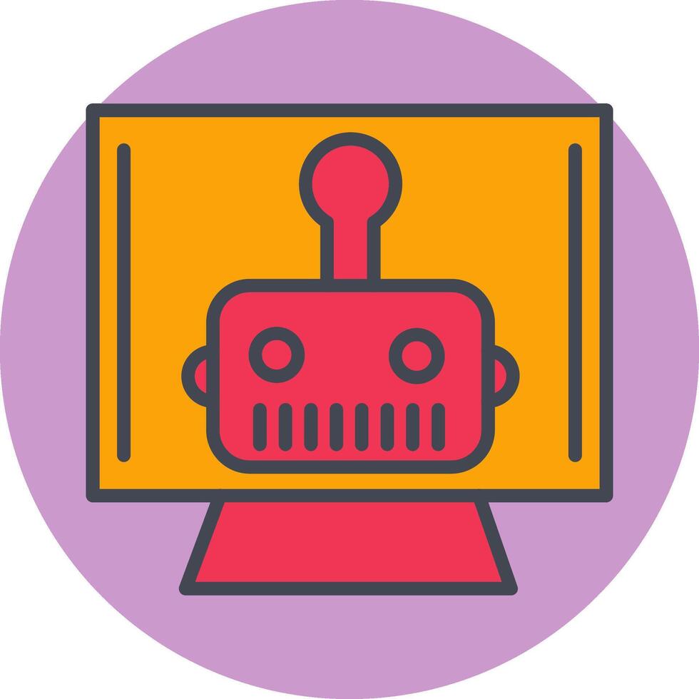 Artificial Bot Vector Icon
