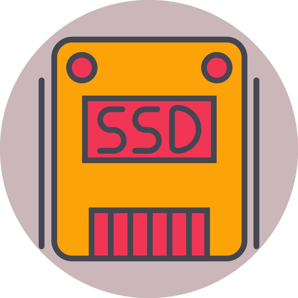 SSD Vector Icon