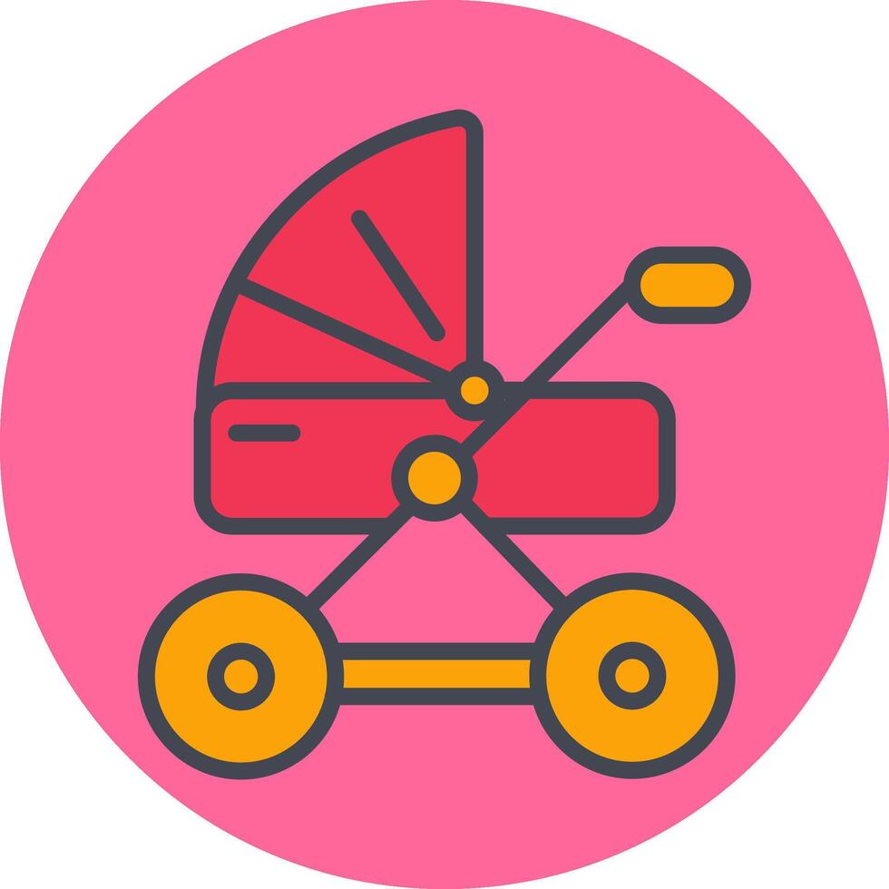 Stroller Vector Icon