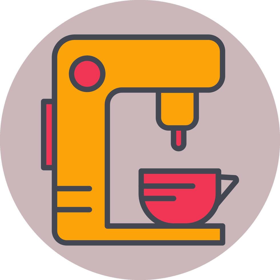 Tea Machine Vector Icon