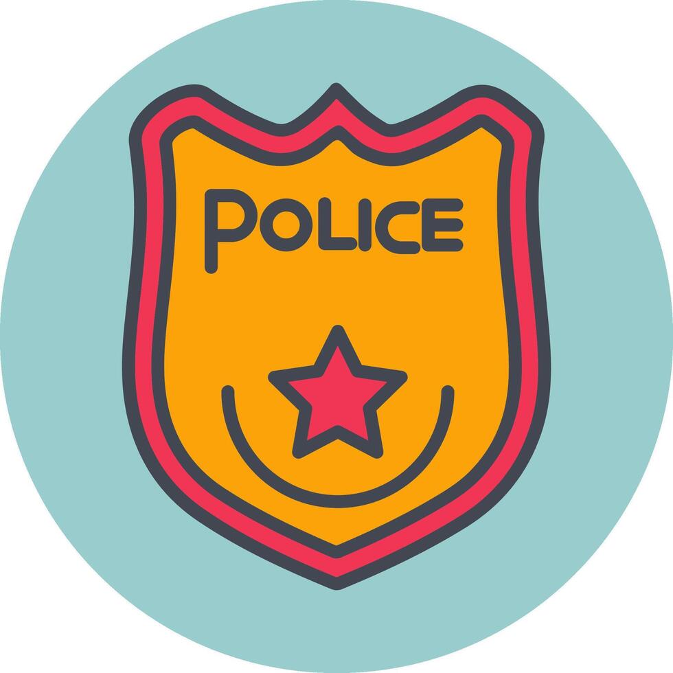 Police Badge I Vector Icon