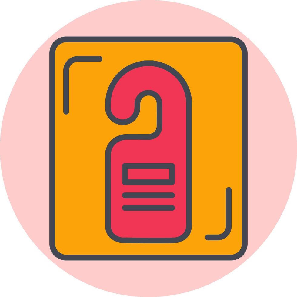 Door Hanger Vector Icon