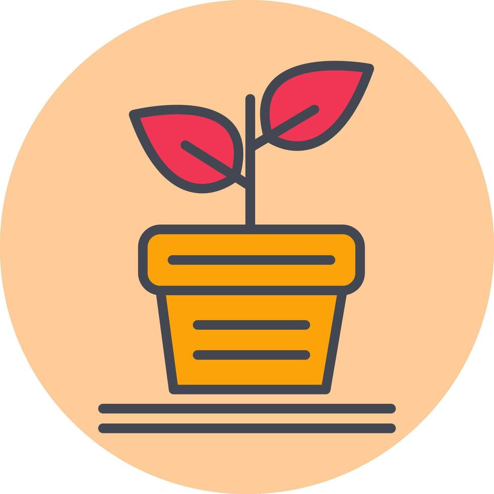 Plant Pot Vector Icon