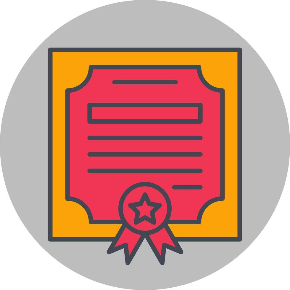 Certificate Vector Icon