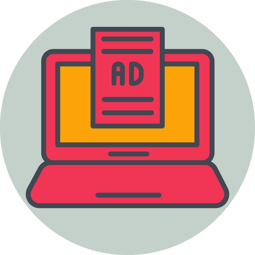 Internet Ads Vector Icon
