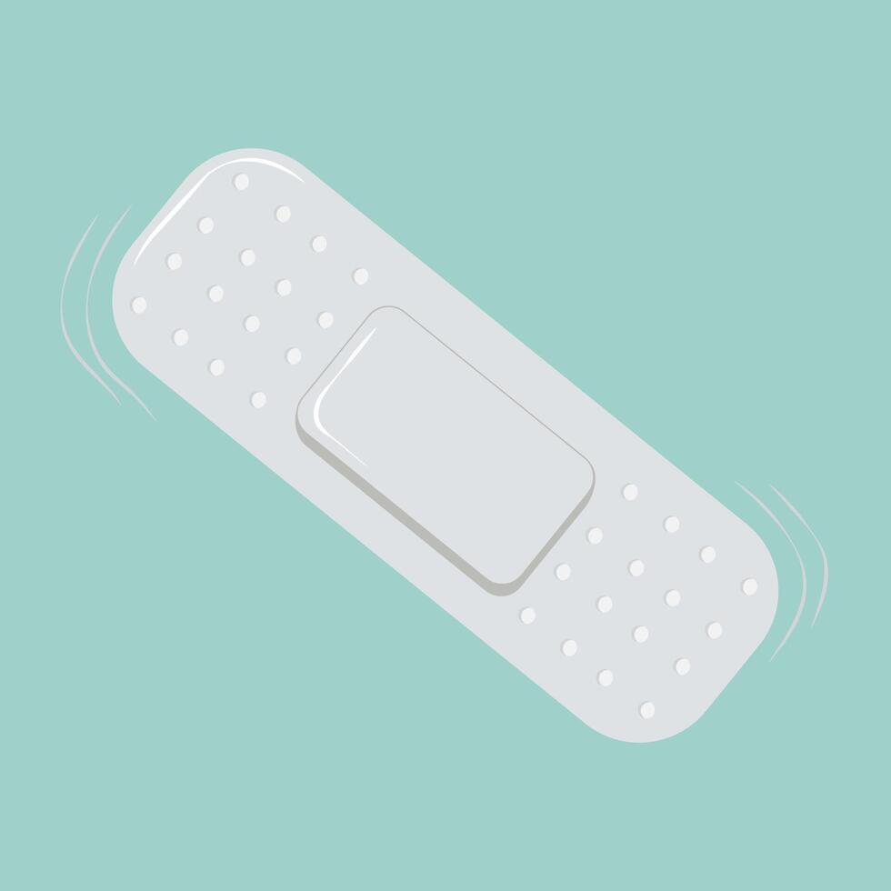 medical patch in vector, cartoon illustration. medical patch icon vector