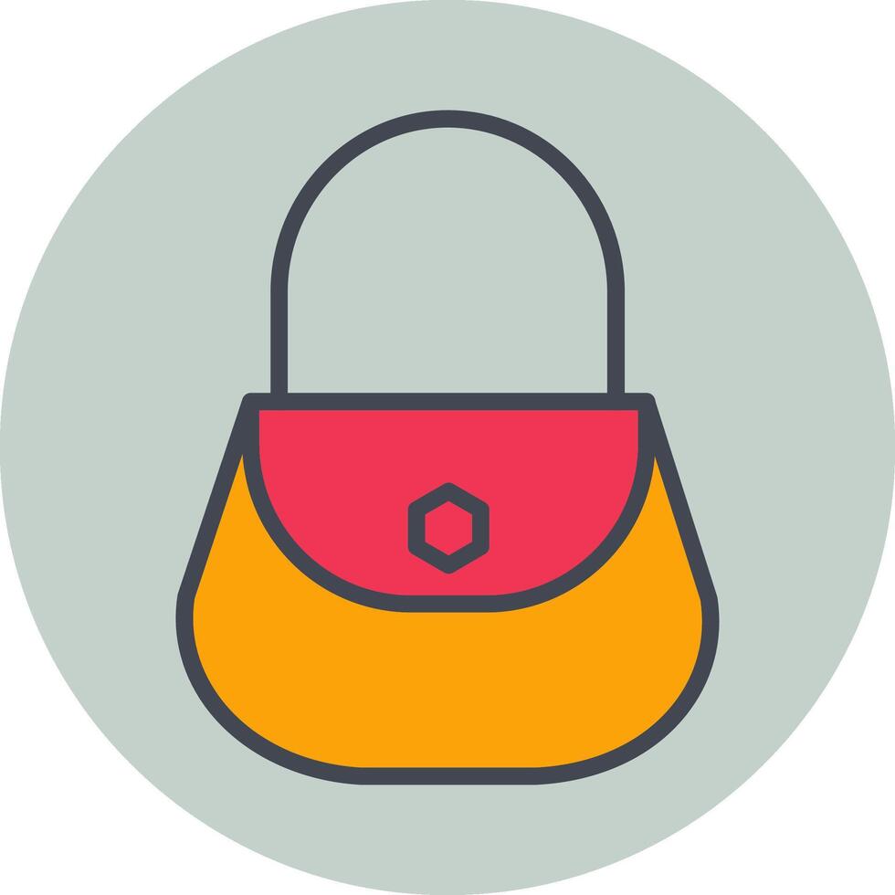 Ladies Bag Vector Icon