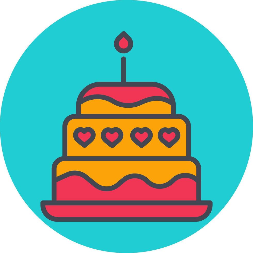 Cake Vector Icon