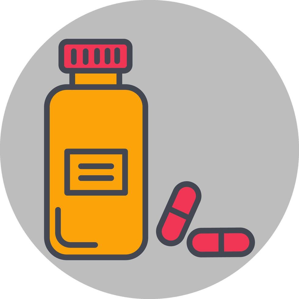 Bottle Capsule Vector Icon